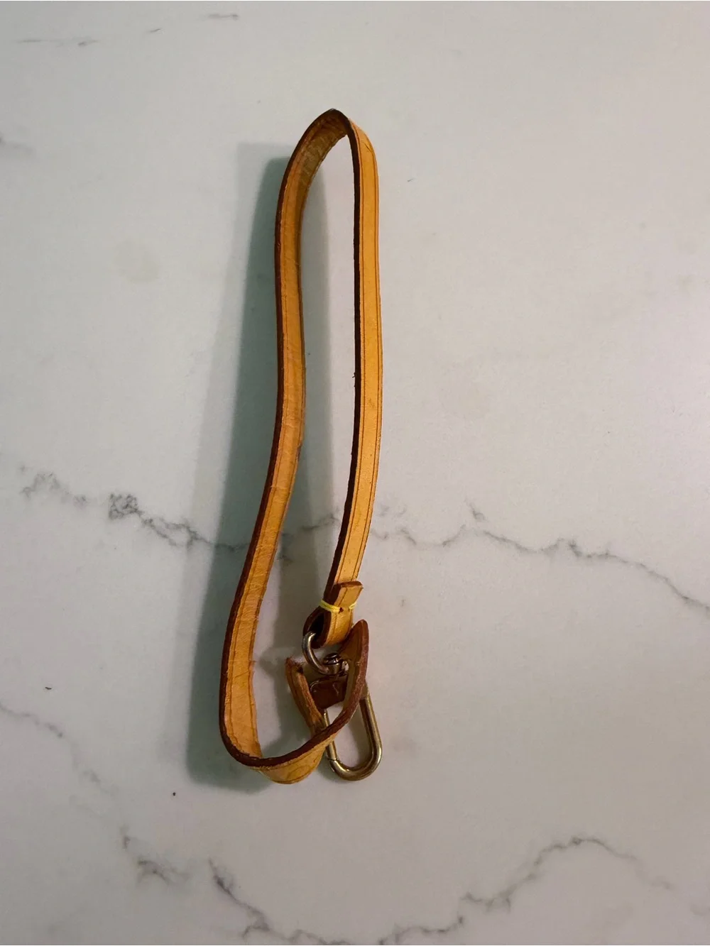 Louis Vuitton Vachetta Pochette Accessoires Replacement Wristlet Strap - Broken